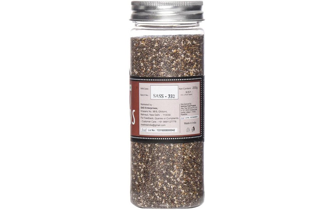 New Tree Chia Seeds    Jar  200 grams